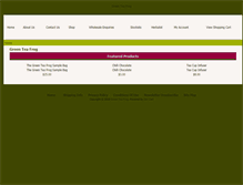 Tablet Screenshot of greenteafrog.com.au